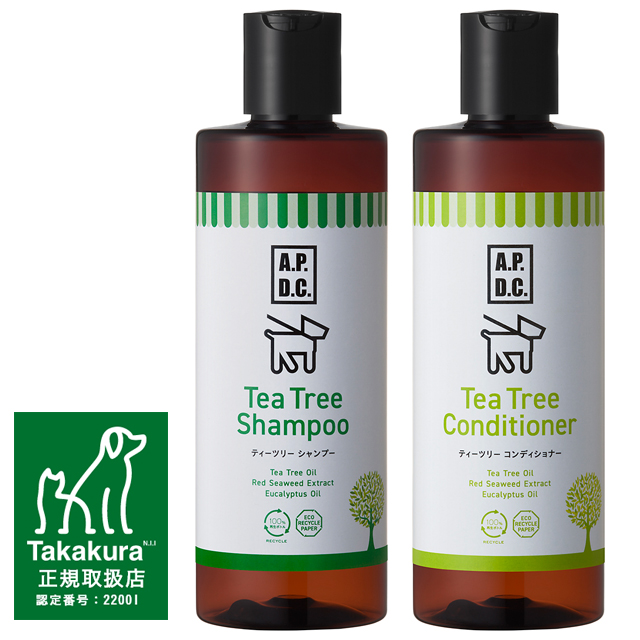 A.P.D.C. ティーツリーシャンプー＆ティーツリーコンディショナー セット 250ml×各1本 1セットの商品画像