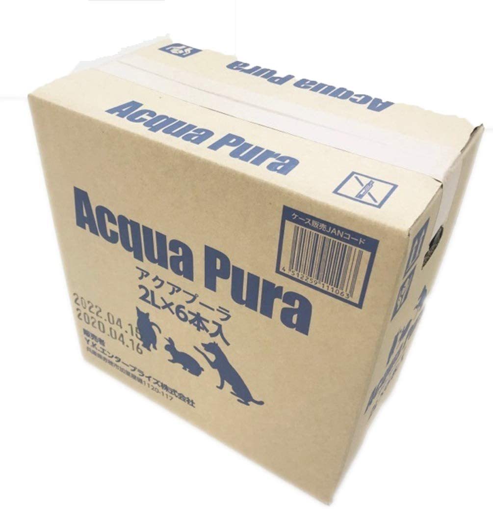  aqua puller Acqua Pura ( pet. purified water ) 2LX6ps.@( case sale )