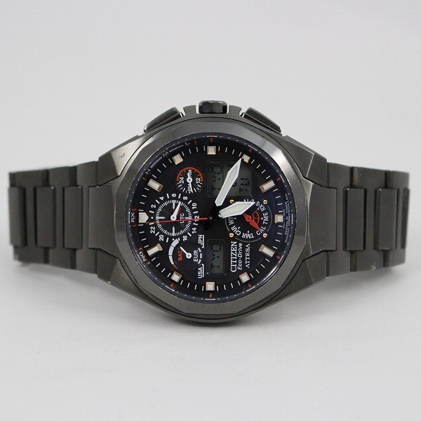 超美品 CITIZEN アテッサ20周年限定モデル ATV53-2834 オール黒