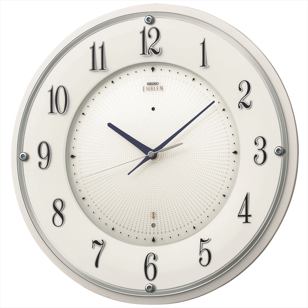 セイコー EMBLEM HS543W（ホワイト） 掛け時計、壁掛け時計の商品画像