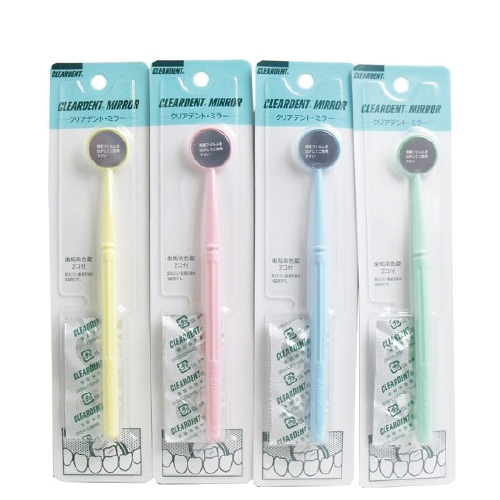 oral care wide . company clear tento mirror (CLEARDENT MIRROR) 1 pcs insertion .( tooth .. color 2 pills attaching )x10 piece set color is our shop incidental : cat pohs free shipping 