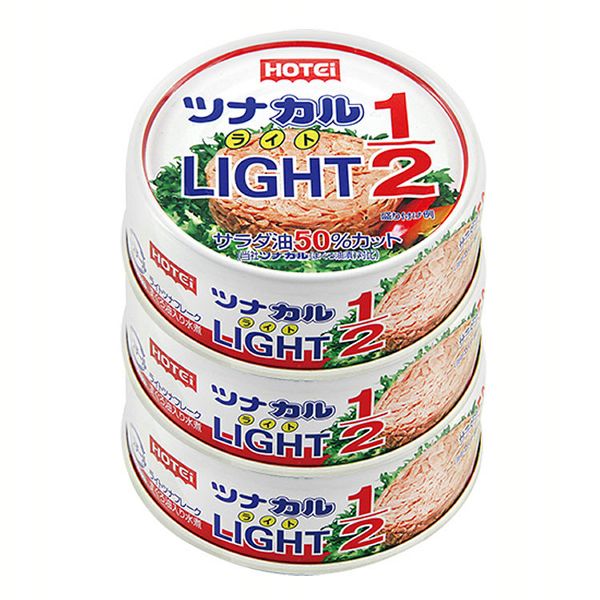 HOTEi ホテイフーズ ツナカル LIGHT 1/2 70g×3缶 缶詰の商品画像