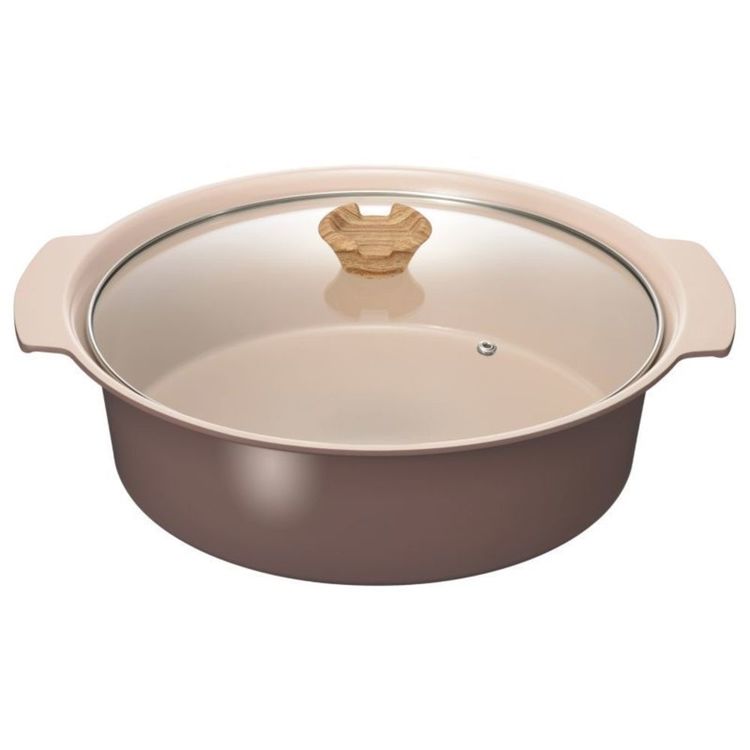 和平フレイズ アルモンデ IH対応 卓上鍋 30cm（ブラウン）RB-3310の商品画像