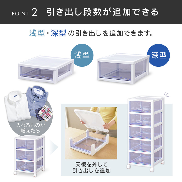  storage case drawer 8 step document case chest Iris o-yama storage chest living desk storage office document caster super clear chest SCE-440