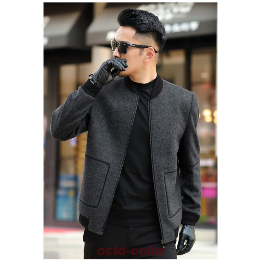  pea coat pea coat men's coat autumn winter la car coat short coat man jacket outer coat commuting casual 20 fee 30 fee 40 fee 