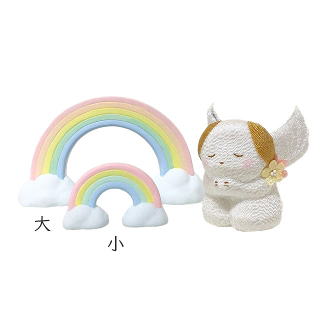  pet pet Buddhist altar fittings rainbow small objet d'art Rainbow rainbow. . lovely ... ceramics dog cat at hand .. memorial pet .. pet festival . pet family Buddhist altar pet Roth 