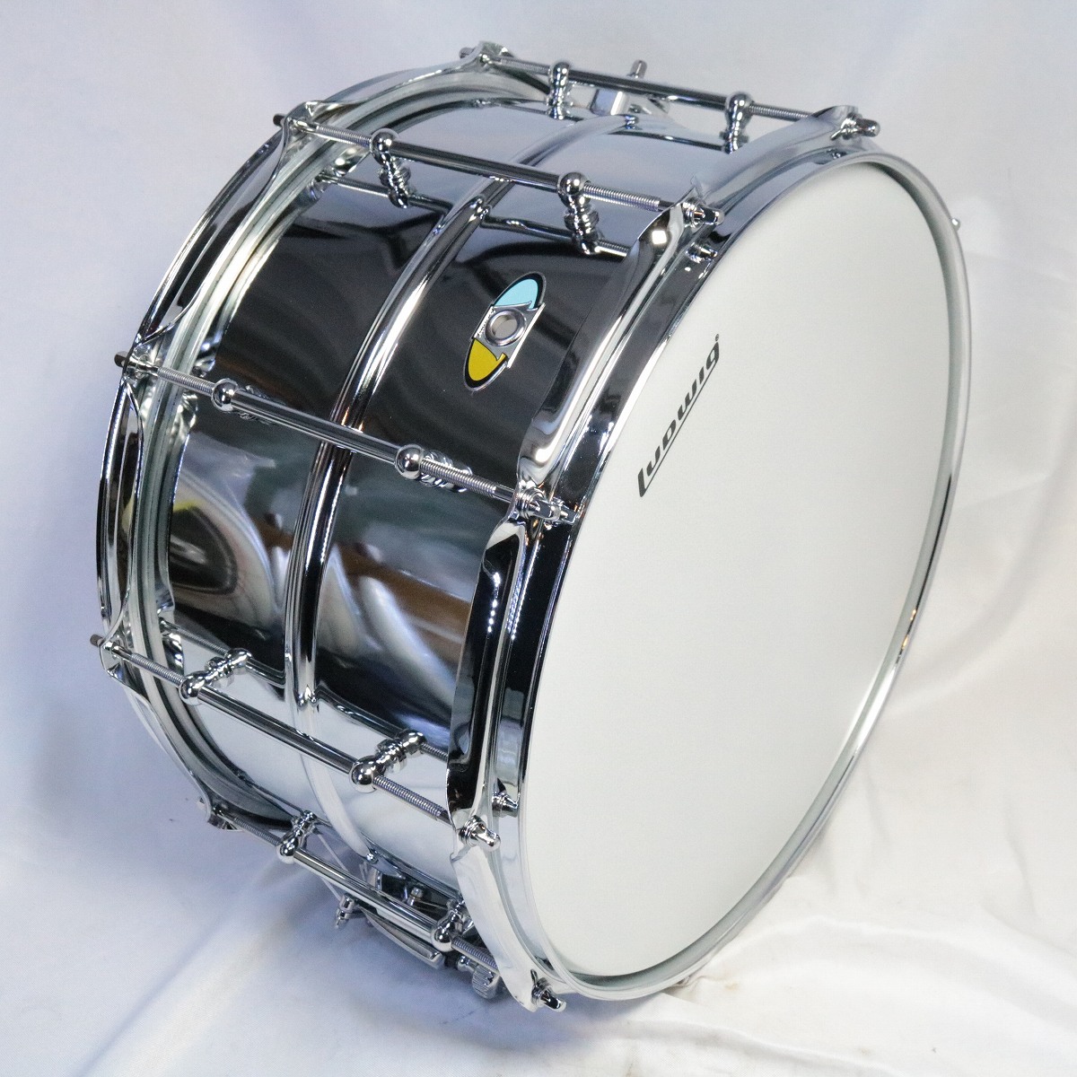 Ludwig / LU0814SL SUPRALITE Series steel 14x8la Dick snare drum ( soft case attaching )( Ikebukuro shop )