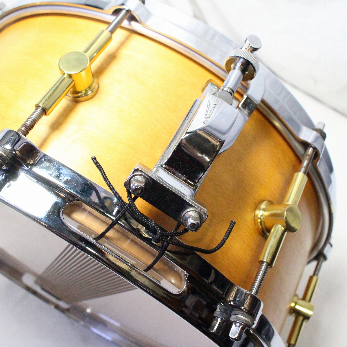 ( used )CANOPUS / MO-1455 Natural Oil 2nd Line 14x5.5kanoups Maple snare drum ( Ikebukuro shop )