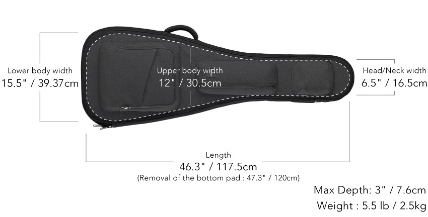 basiner / ACME-EB Charcoal Grey электрический бас для сумка 