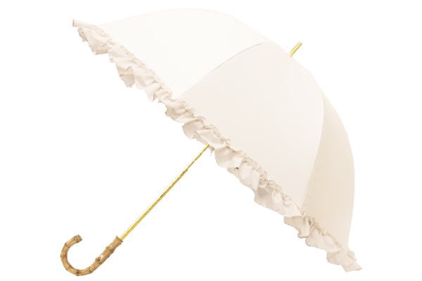 pink trick 完全遮光長傘 フリル 87132（OW） レディース晴雨兼用傘の商品画像