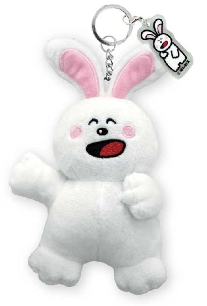エスケイジャパン たべっ子どうぶつ ぬいぐるみキーリング（うさぎアクリル）の商品画像