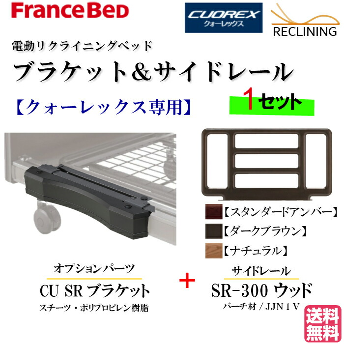  France Bed electric bed k.- Rex series exclusive use bracket + side rail CU SR bracket SR-300 wood JJN1V side rail 1 pcs set handrail free shipping 