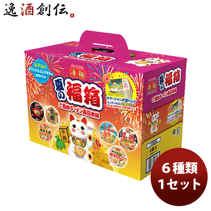 ヤマダイ 凄麺 夏の福箱ご当地ラーメン西日本編 699g（6食入） × 1個