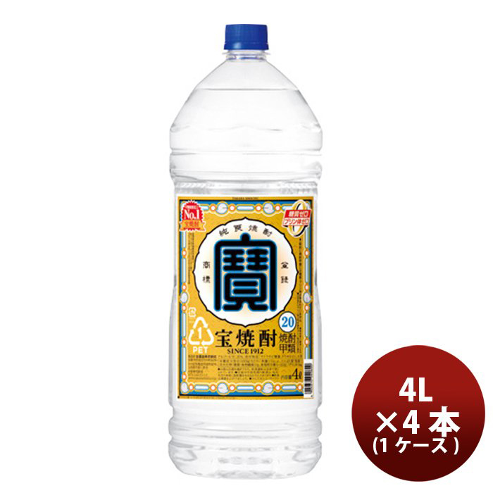 . shochu 20 times 4L eko pet 4ps.@(1 case ) 4000ml 4L. kind shochu . sake structure sake 