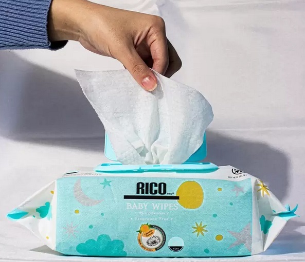 [2 box set ](RICO Rico pre-moist wipes 720 sheets insertion ×2 box )18cm×18cm 9 piece pre-moist wipes baby supplies wet wipe bulk buying high capacity Korea cost ko1692255