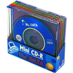 データ用CD-R 8cm 5枚 CD-R21（MIX） 1PX5の商品画像
