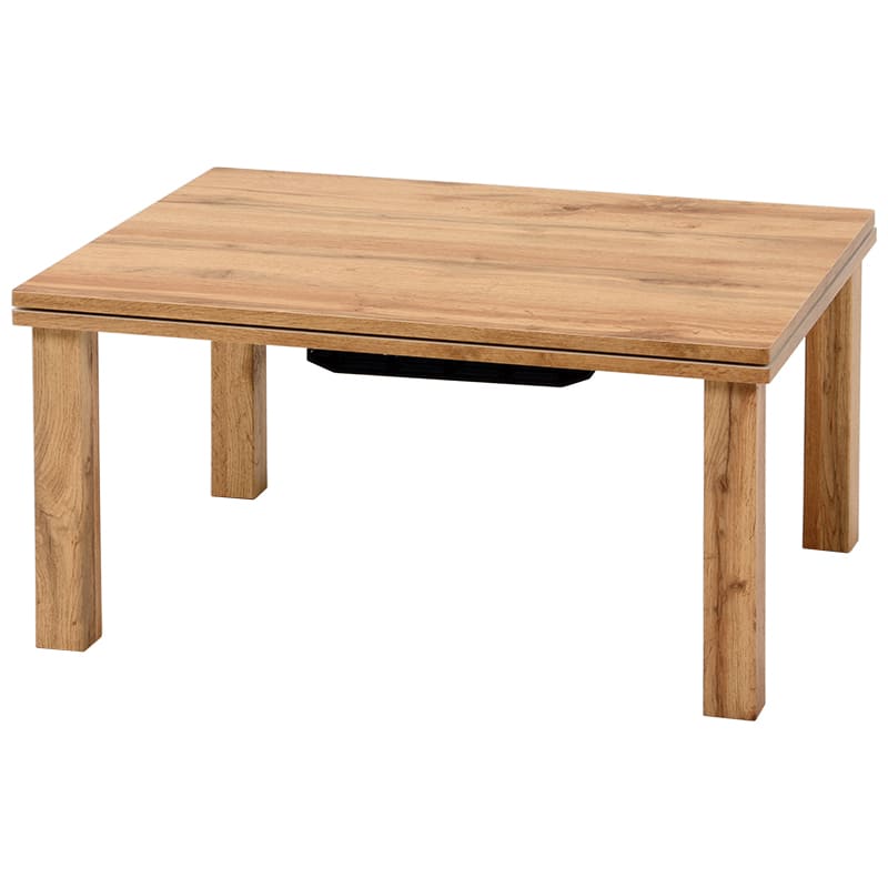 萩原 カルテス7560 カジュアルコタツ W750×D600×H365mm （ナチュラル）の商品画像