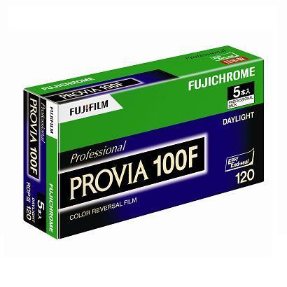 富士フイルム PROVIA 100F 120 PROVIA 100F EP NP 12EX 5 ［ブローニー（120） / カラー / リバーサル / 12枚撮 / 5本］の商品画像