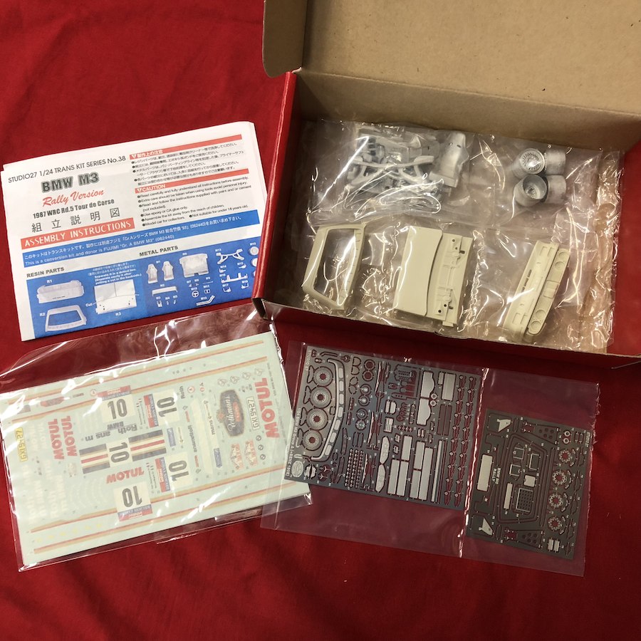 STUDIO27 BMW M3 Gr.A `87WRC ツールドコルス仕様 （1/24スケール 改造
