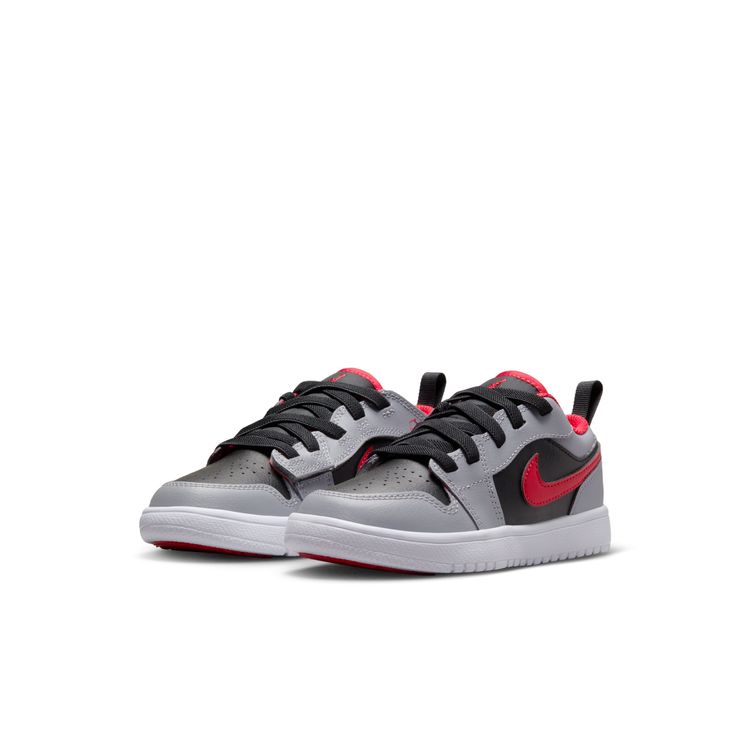 NIKE JORDAN 1 LOW ALT PS "BLACK CEMENT GRAY WHITE FIRE RED" DR9748-060 （ブラック/セメントグレー/ホワイト/ファイヤーレッド） Jordan エア ジョーダン 1 子ども用スニーカー、スリッポンの商品画像