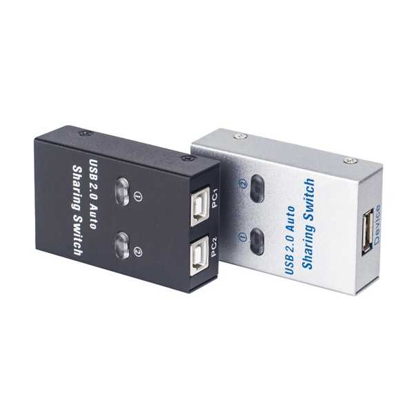 Usb 2.0 ступица -2 порт автоматика переключатель 2.. pc для usb конвертер сплиттер вместе иметь вокруг принтер офис а также для бытового использования 