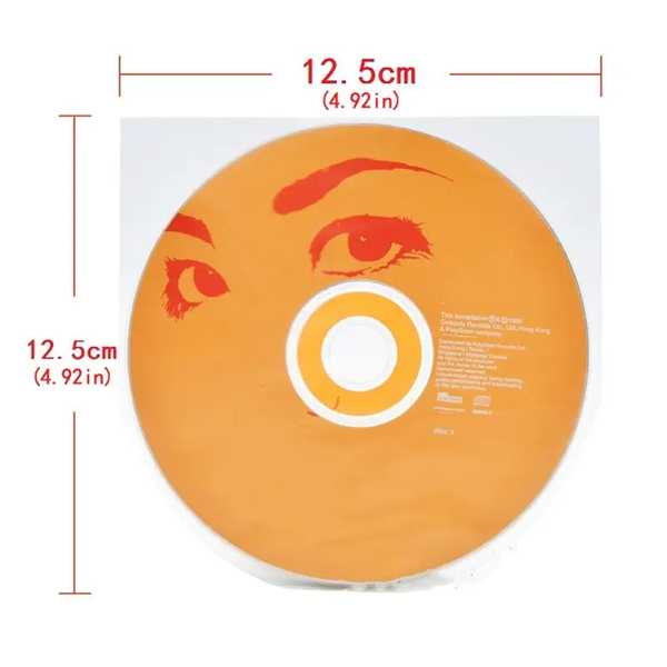 100 piece / bag DVD disk vinyl record protector LP record for protection inner bag electro static charge prevention sleeve inner crear cover Conta QXNF