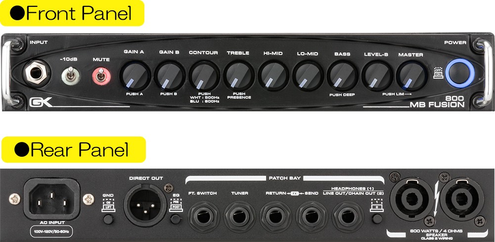 GALLIEN-KRUEGER MB FUsion 800[ внутренний стандартный товар ]