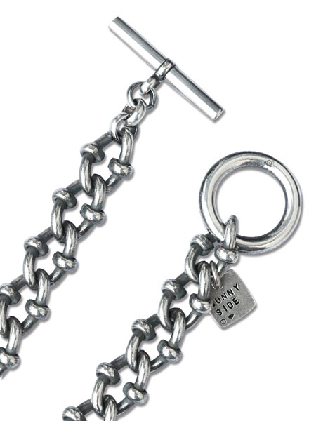  on The Sunny боковой ob The Street ON THE SUNNY SIDE OF THE STREET Curblink Chain Bracelet 710-152B цепь браслет модный 