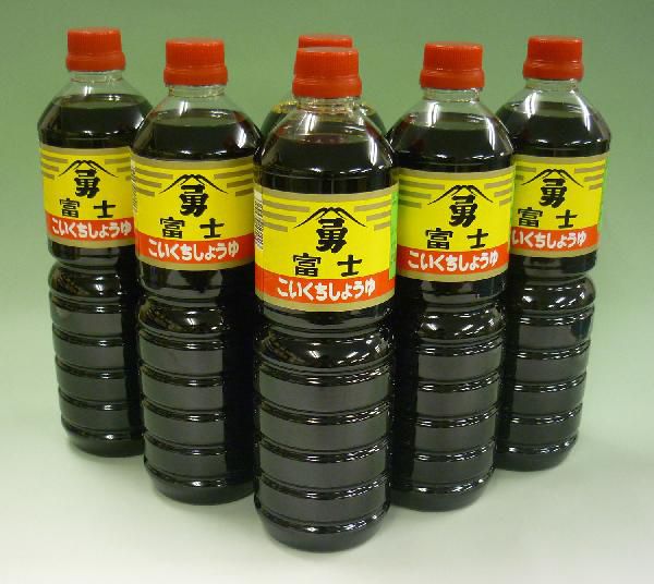 藤勇 富士醤油 濃口 ペットボトル 1L×6本の商品画像