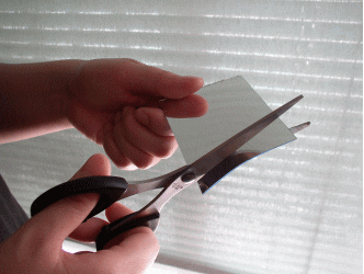 ハサミで切れる割れない鏡塩ビミラーA4[万華鏡，オリジナル, 加工, ミラー，210×297，鏡]