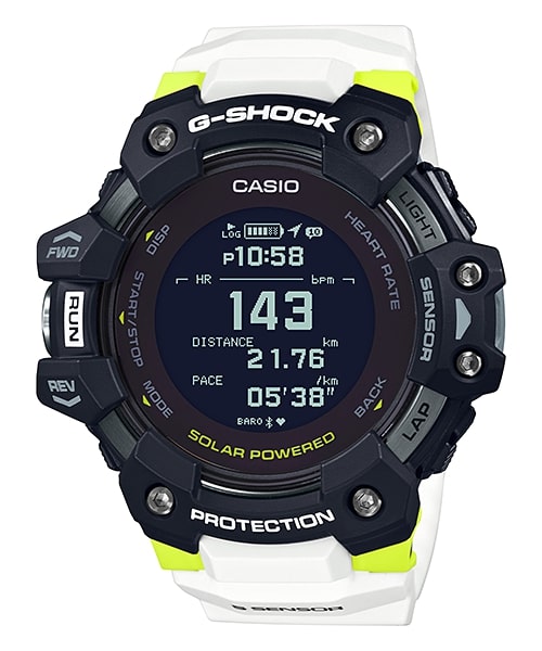 CASIO G-SHOCK G-SQUAD GBD-H1000 SERIES GBD-H1000-1A7JR （ホワイト