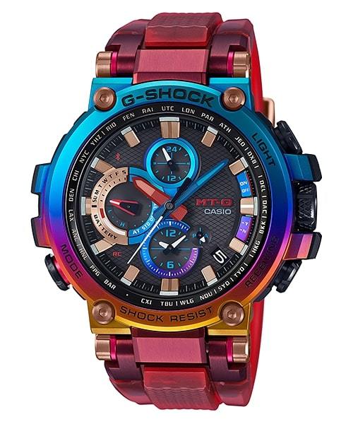 カシオ G-SHOCK･MT-G 電波時計 MTG-B1000VL-4AJR その他 ソーラークォーツ CASIO G-SHOCK MT-G Bluetooth搭載 電波ソーラー （メタルベゼル
