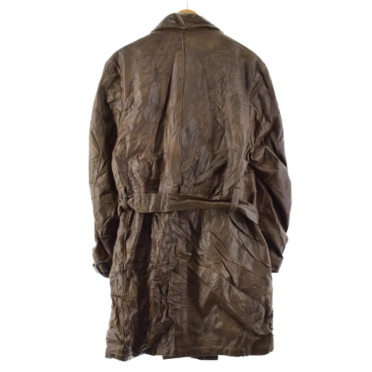  б/у одежда 60 годы Schott SCHOTT кожа пальто мужской M Vintage /eaa222801 [LP2311]