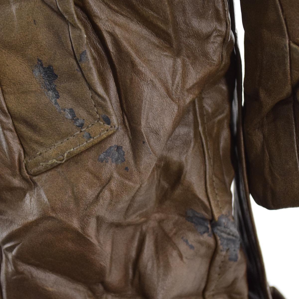  б/у одежда 60 годы Schott SCHOTT кожа пальто мужской M Vintage /eaa222801 [LP2311]