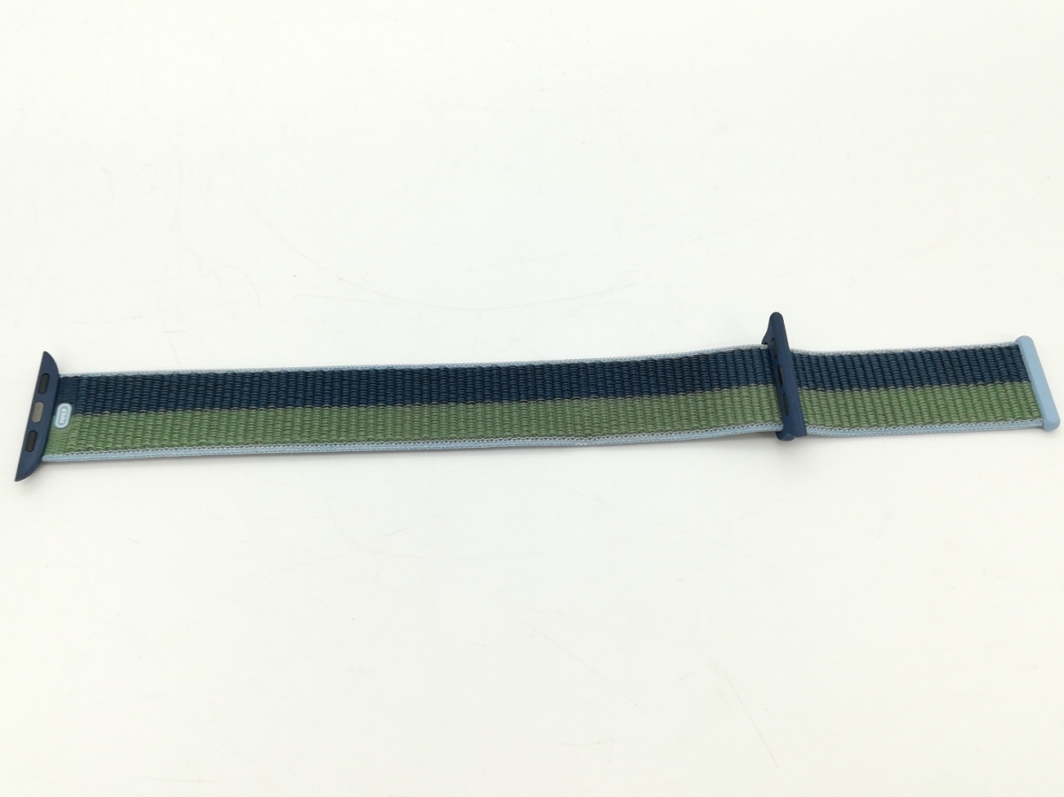 [ used ]Apple Apple Watch 41mm case for sport loop a screw blue / moss green [EC center ] guarantee period 1 week 