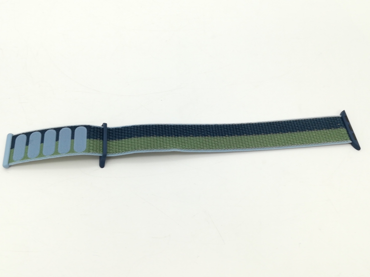 [ used ]Apple Apple Watch 41mm case for sport loop a screw blue / moss green [EC center ] guarantee period 1 week 