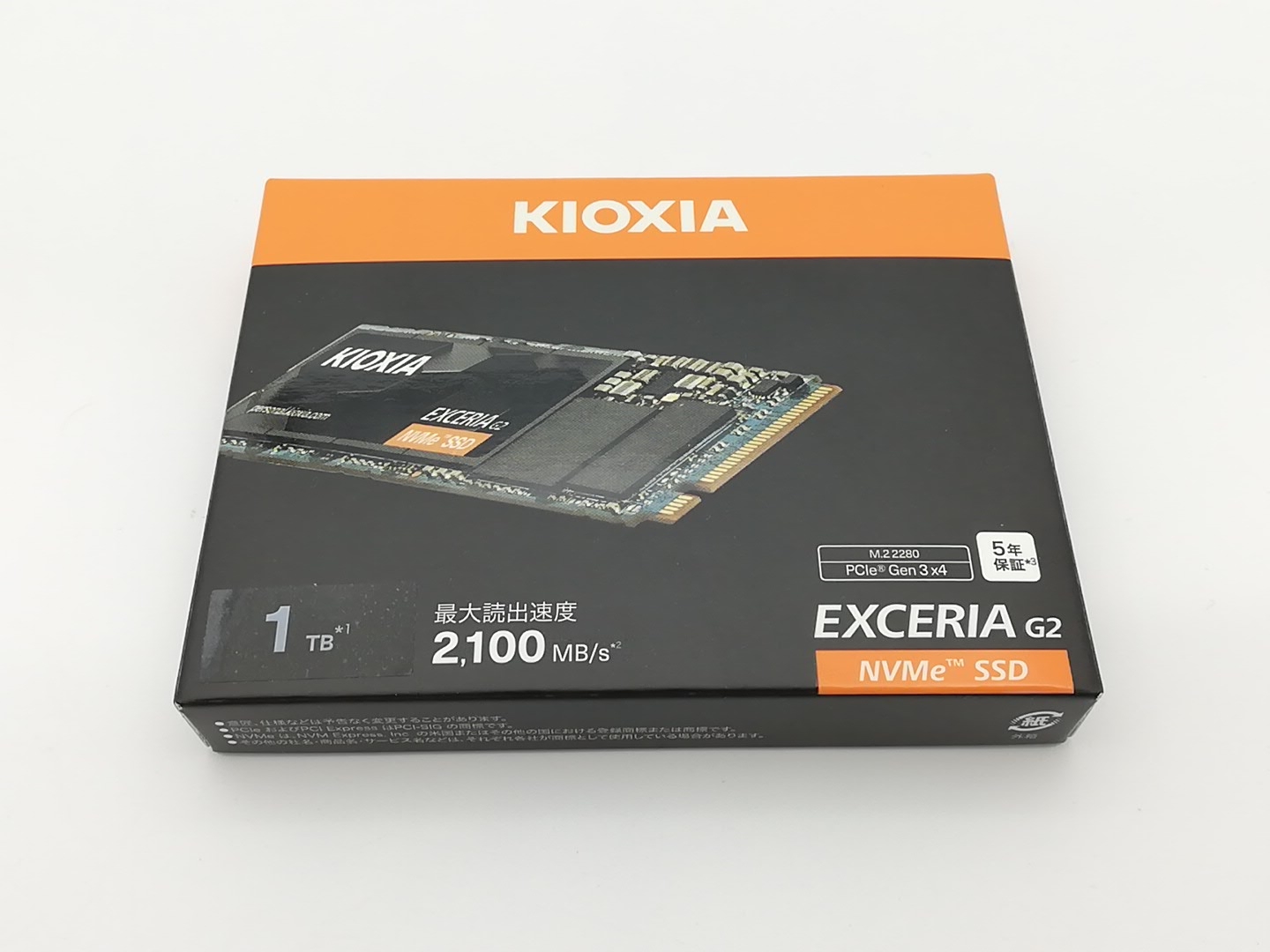 KIOXIA SSD-CK1.0N3G2/J [EXCERIA G2 M.2 Type2280 NVMe 1TB KIOXIA SSD-CK1.0N3G2/J [EXCERIA G2 M.2 Type2280 NVMe 1TB