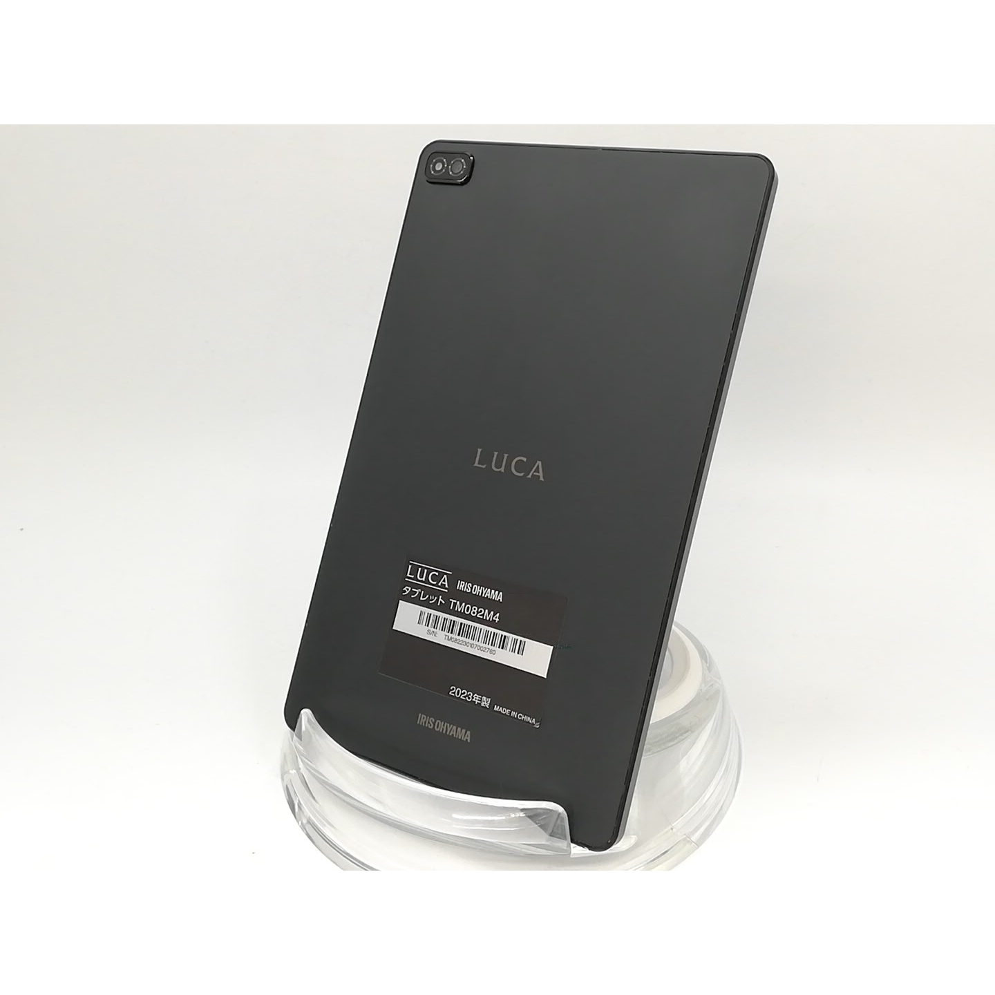 IRIS OHYAMA TM082M4N1-B 8インチ メモリー4GB ストレージ64GB ブラック Wi-Fiモデル LUCA（アイリスオーヤマ） アンドロイドタブレット本体の商品画像