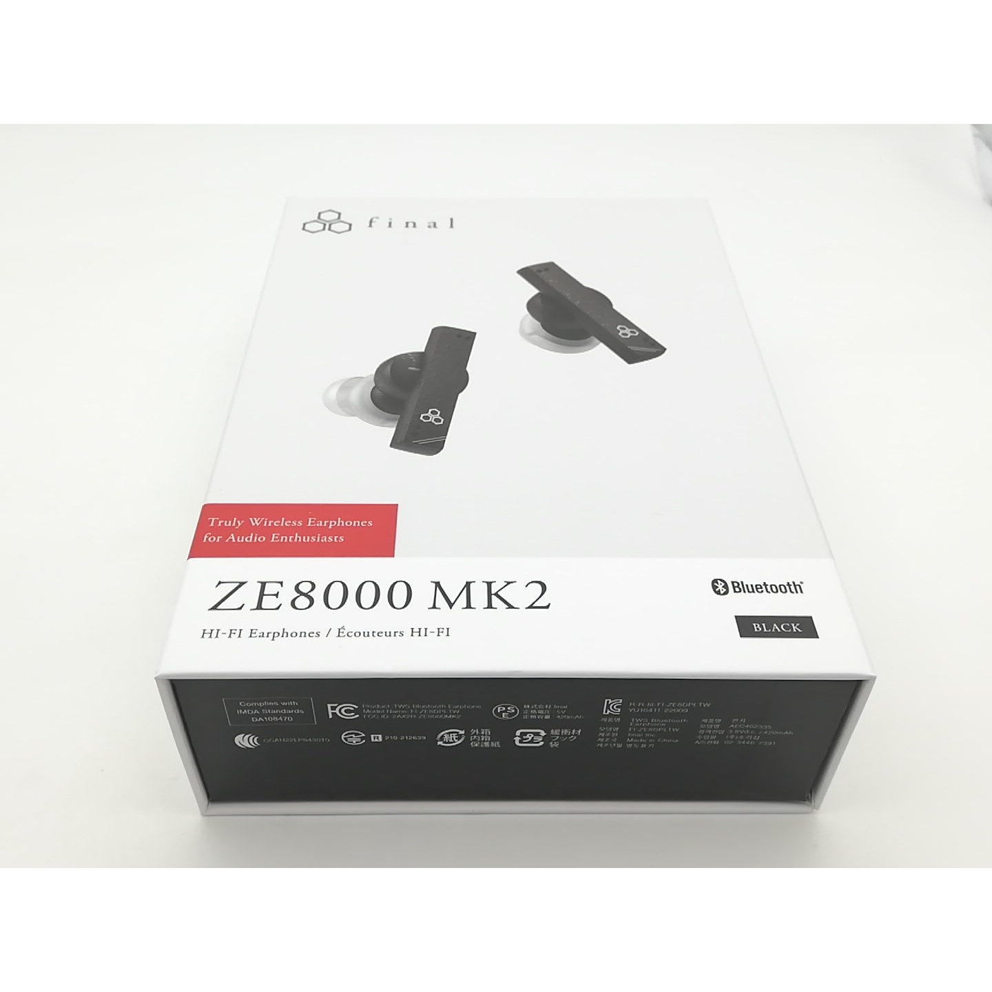 final ワイヤレスイヤホン ZE8000 MK2 FI-ZE8DPLTW イヤホン本体 - 最