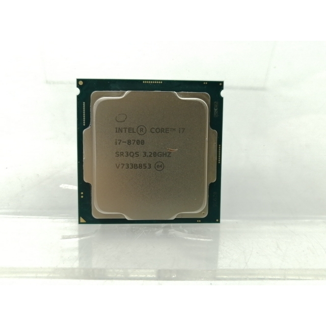 動作確認済】Intel Core i7-8700 LGA1151 CPUのみ｜Yahoo!フリマ（旧