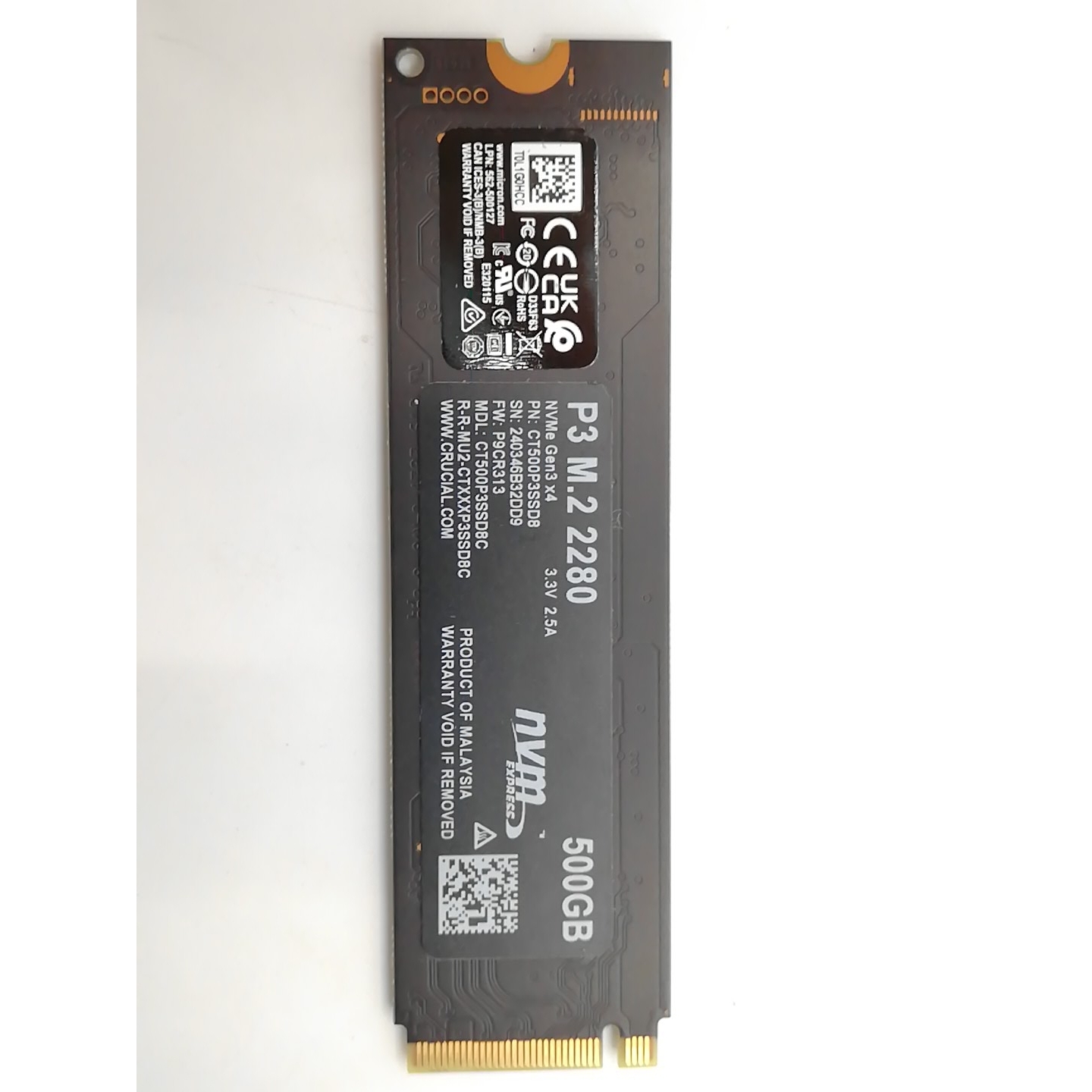 crucial CT4000P3SSD8 ［Crucial P3 M.2 Type2280 NVMe 4TB］ 内蔵型