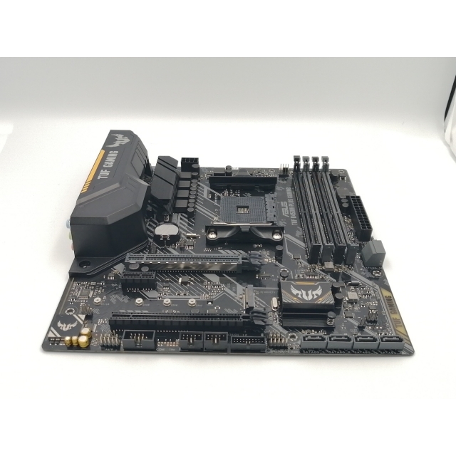 ASUS TUF B450M-PLUS GAMING TUF Gaming PCパーツマザーボード - 最