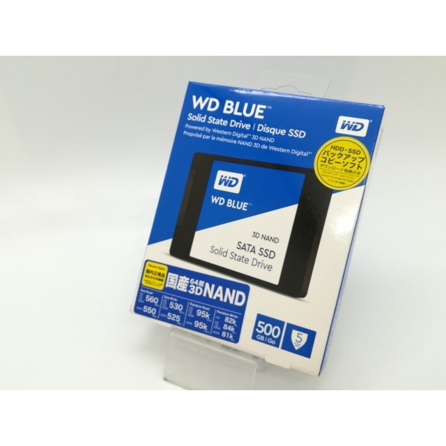 WDS500G2B0A ［WD Blue 3D NAND 2.5インチ 7mm SATA 500GB］
