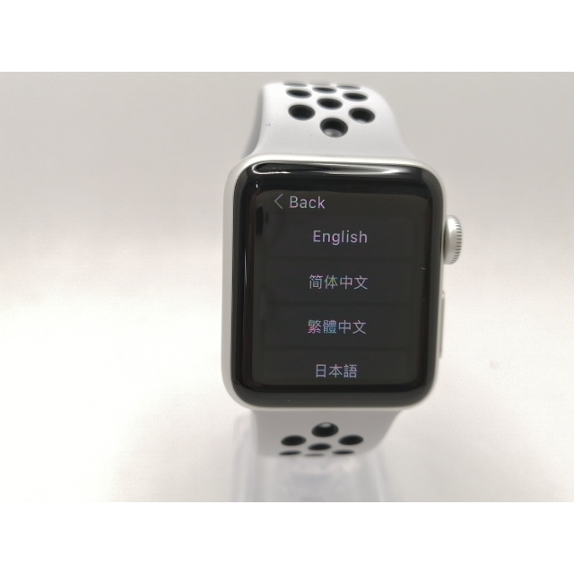 アップル Apple Watch Nike＋ GPSモデル 38mm シルバーアルミニウム