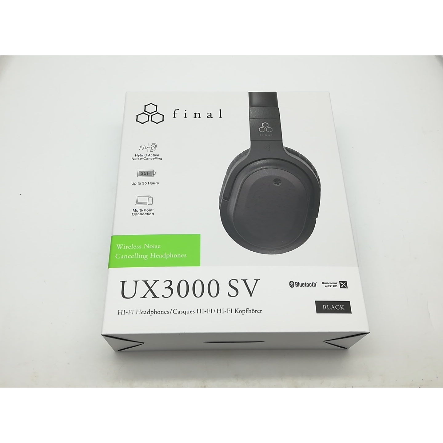final 音質特化ワイヤレスヘッドホン UX3000 SV ヘッドホン本体 - 最