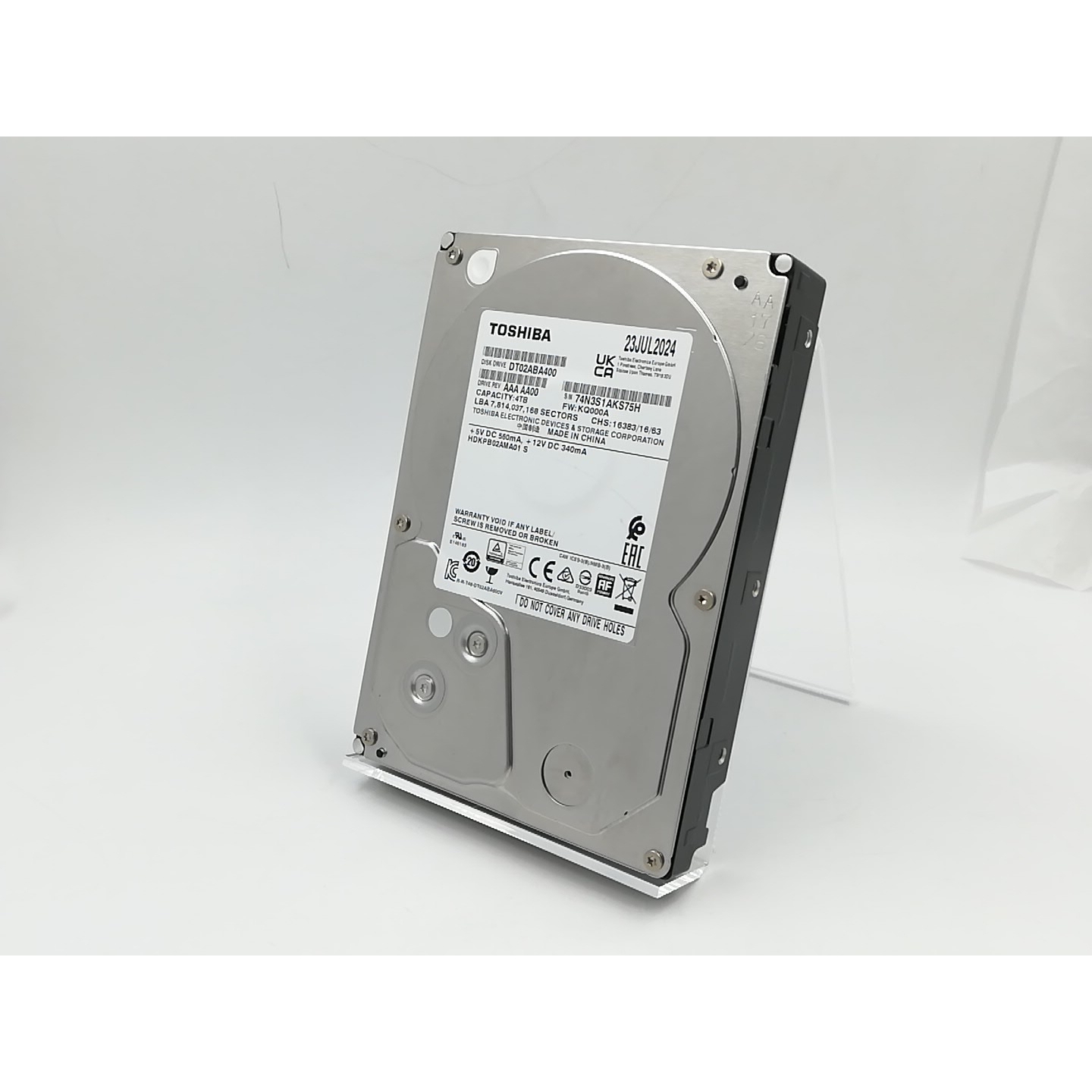 TOSHIBA DT02ABA400 4TB 内蔵型HDD TOSHIBA DT02ABA400 内蔵型ハードディスクドライブ - 最安値・価格比較
