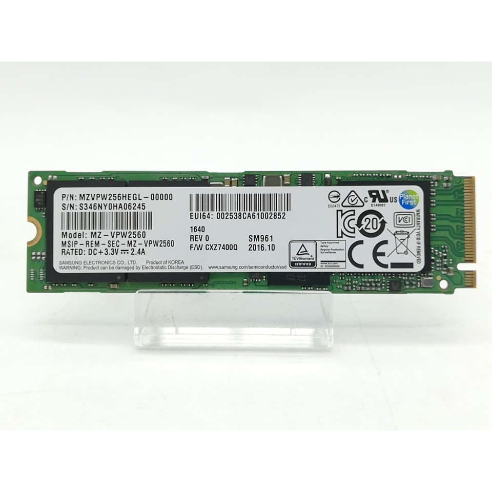 MZVPW256HEGL-00000 ［SM961 256GB］