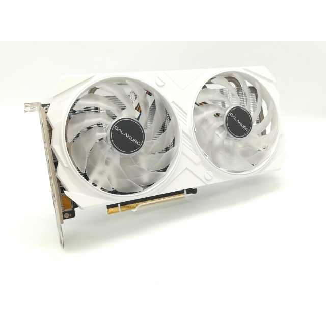 玄人志向 RTX 4060 8GB グラボ 白色 玄人志向 GK-RTX4060-E8GB/WHITE/DF ［玄人志向 NVIDIA GeForce RTX
