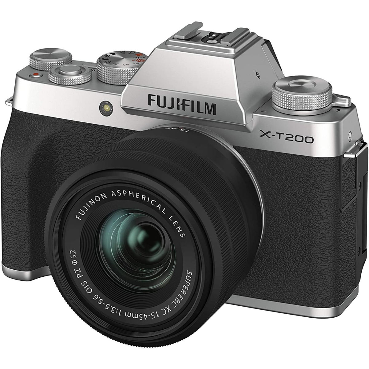 FUJIFILM FUJIFILM X-T200レンズキット F X-T200LK-S （シルバー） 富士フイルム Xシステム ミラーレス一眼カメラの商品画像