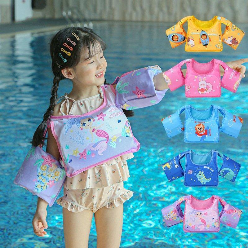  arm ring for children arm swim ring light weight 2?6 -years old paddle jumper convenience life jacket swim ring strong coming off power swim practice tool playing in water swimming auxiliary tool man and woman use free size 